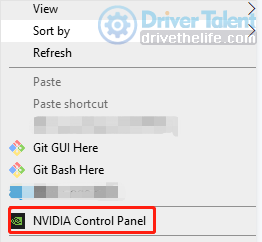 NvidiaControlPane-DriverTalent1.png