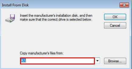 how to install .inf file driver