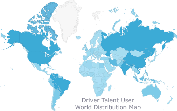 Driver Talnet User World Map