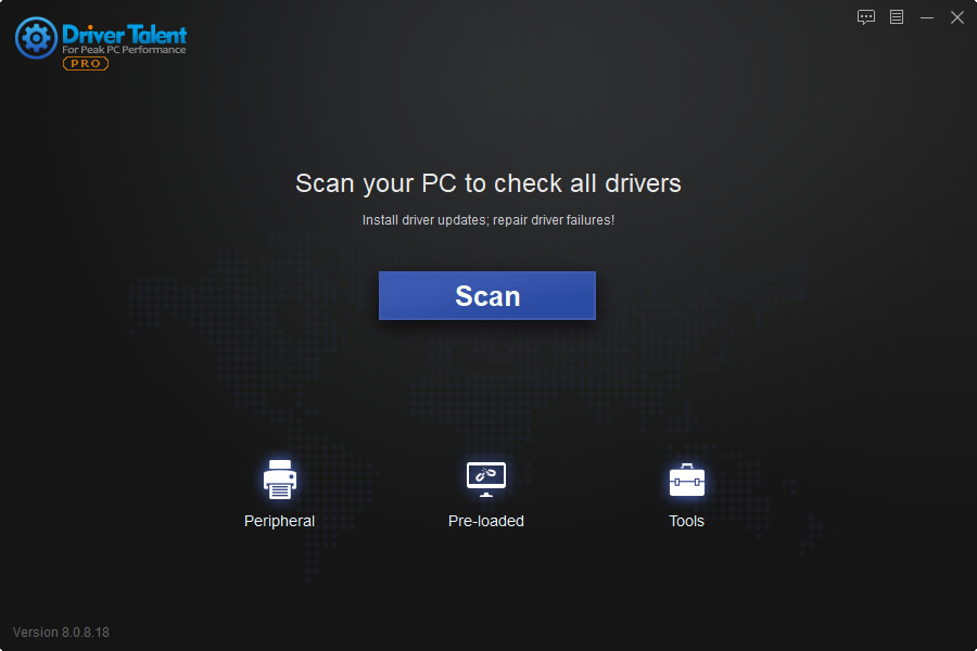 scan to find driver issues