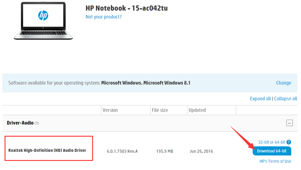 Hp drivers for windows 10 64 bit