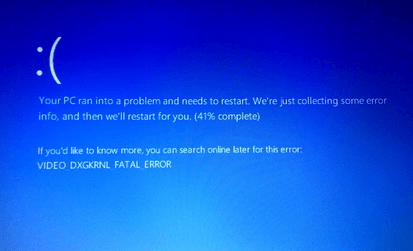 Video Dxgkrnl Fatal Error