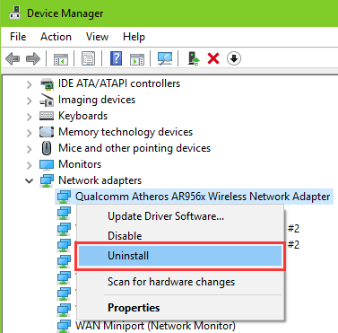 network adapter configure windows 10