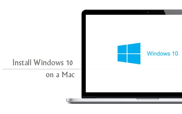 how install windows 10 on mac