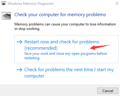 memory management windows 10 fix