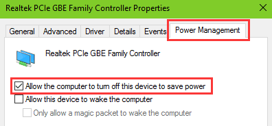 disable-save-power-fix-unidentified-network-windows-10.png