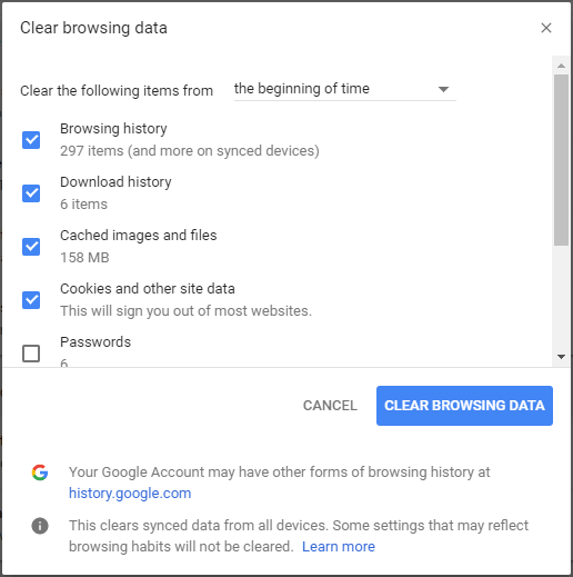 why is google chrome not downloading windows 10