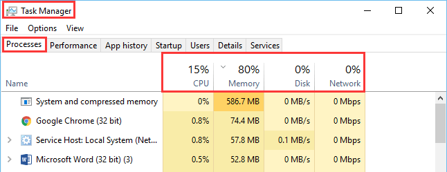 cpu usage 100 windows 10 superfetch