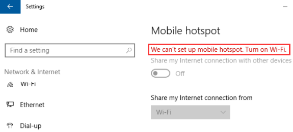 network settings not working in windows 10