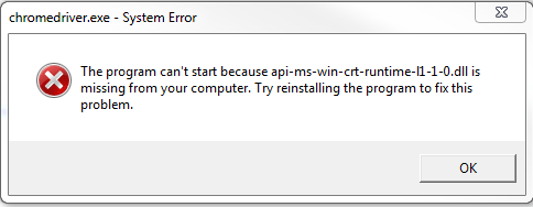 How To Fix Api Ms Win Crt Runtime L1 1 0 Dll Missing Error On