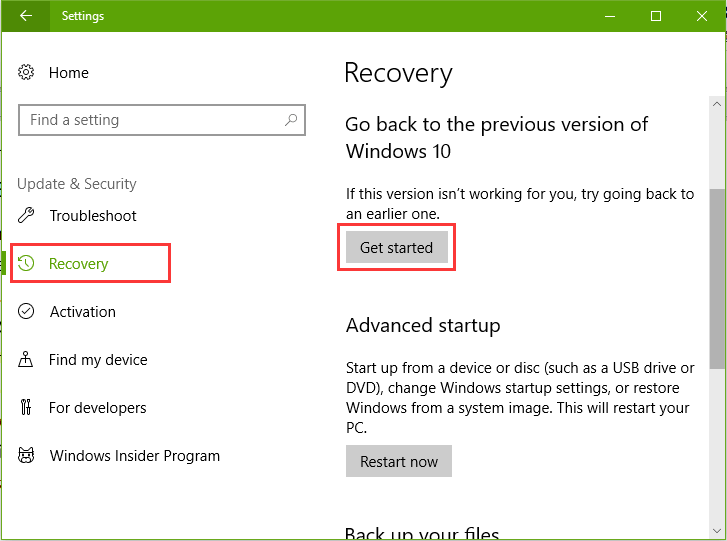go-back-to-previous-version-windows-10-fix-no-network