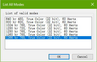 select-list-of-valid-modes-fix-display-problems-windows-10