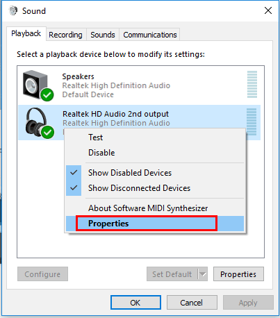 computer speakers dont work windows 10