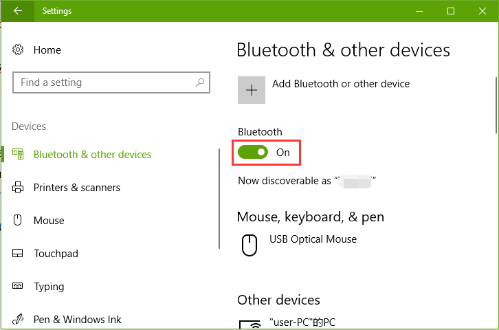 missing bluetooth driver windows 10