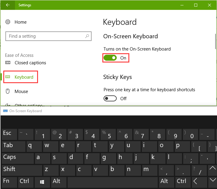 how to fix keyboard settings on laptop