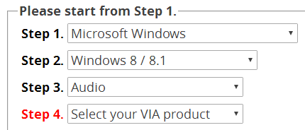 via hd pro audio equipment codec windows xp driver