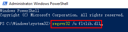 regsvr32-u-fltlib-dll-missing-windows-10.png
