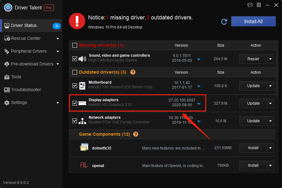 Fix Display Video Graphics Problems After Windows 10 Update Driver Talent Fix Display Video Graphics Problems After Windows 10 Update Driver Talent