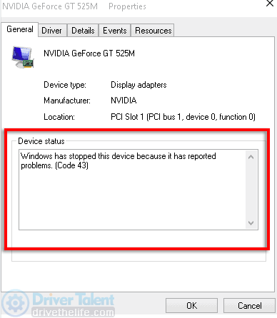 code 43 device manager