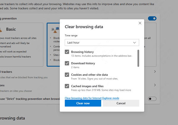 Clear-browser-cache