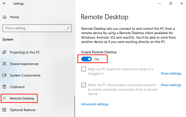 Remote-Desktop