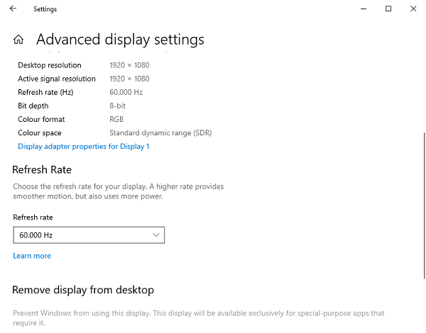 Lower-Display-Settings