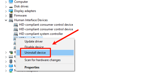 select-uninstall-device