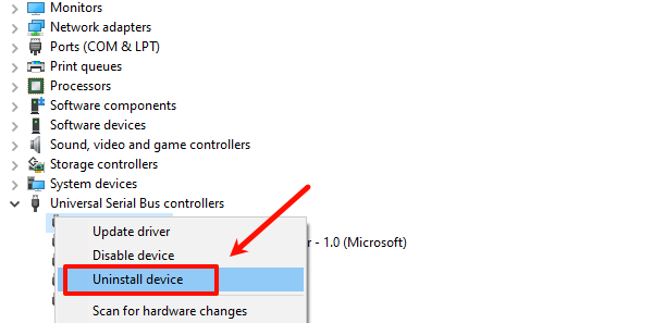 select-uninstall-device