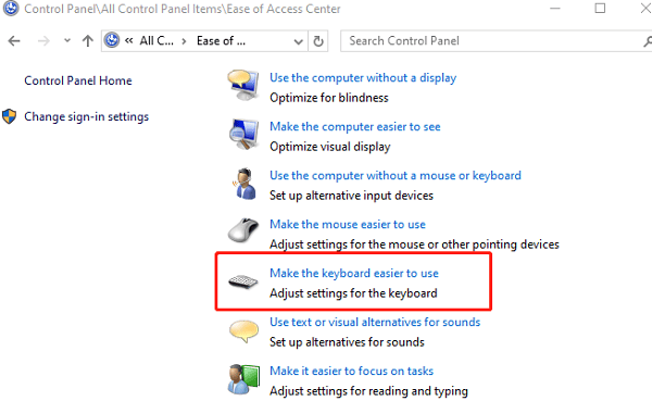 check-keyboard-settings