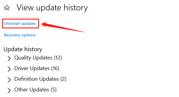 click-uninstall-update