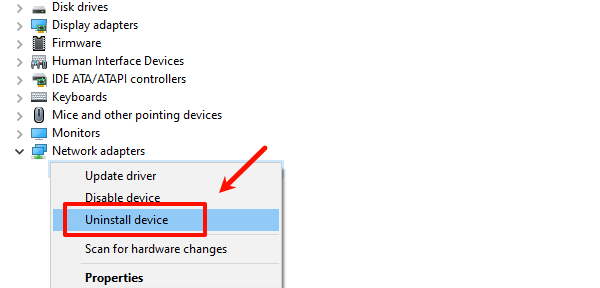 click-uninstall-device