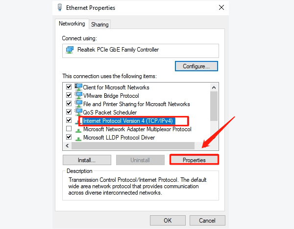 click-ipv4-properties