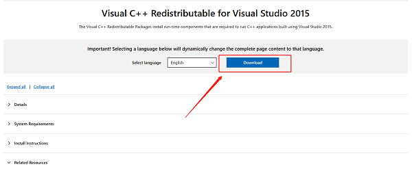 download-Microsoft-Visual-C++-Redistributable
