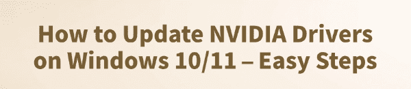 how-to-update-nvidia-drivers