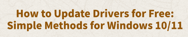 how-to-update-drivers-for-free