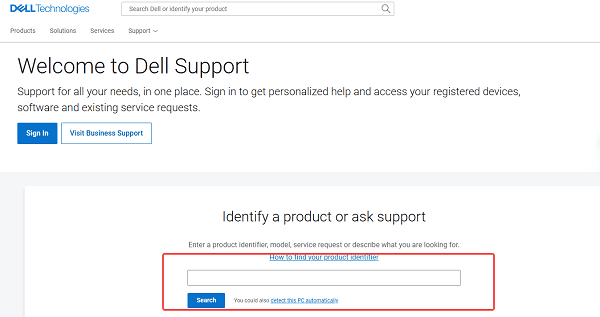 visit-dell's-support-site