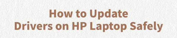 how-to-update-drivers-on-hp-laptop