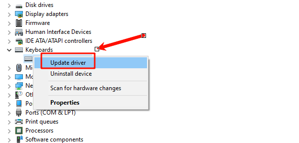 select-update-driver