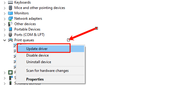 select-update-driver