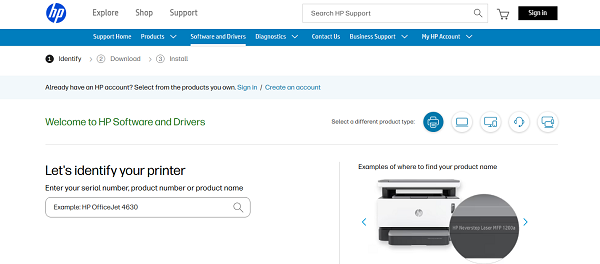 search-for-your-hp-device-model