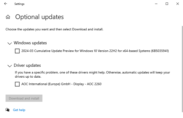 check-optional-updates