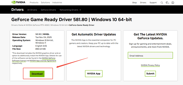download-the-latest-driver download-the-latest-driver