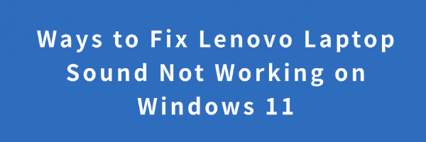 how-fix-lenovo-laptop-no-sound