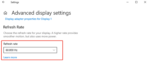 reset-refresh-rate reset-refresh-rate