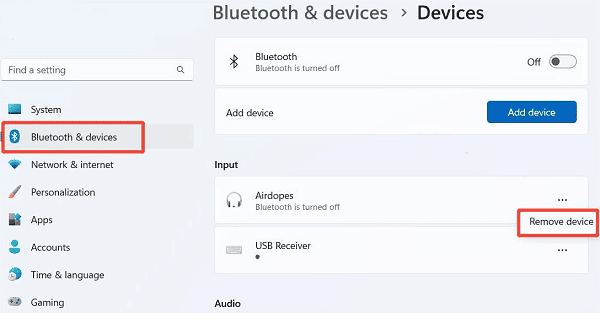 remove-bluetooth-device