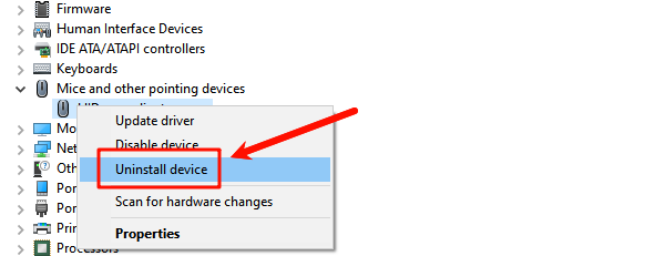 select-uninstall-device