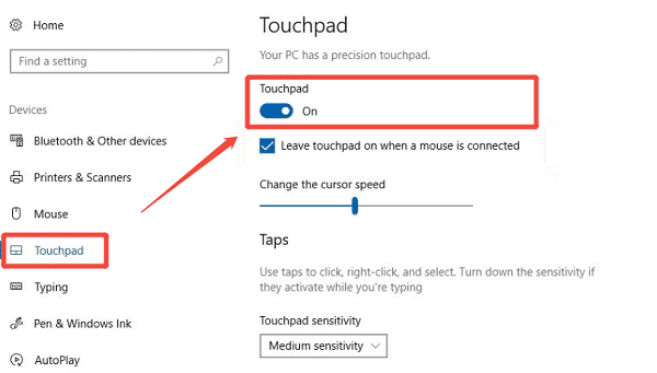 enable-the-touchpad