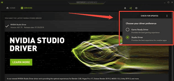 select-studio-driver