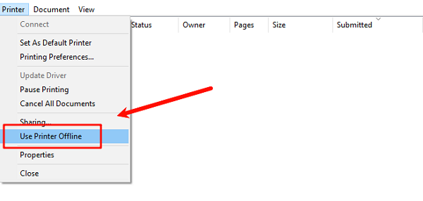 uncheck-use-printer-offline uncheck-use-printer-offline