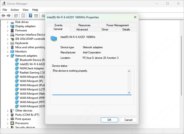 wifi-properties wifi-properties